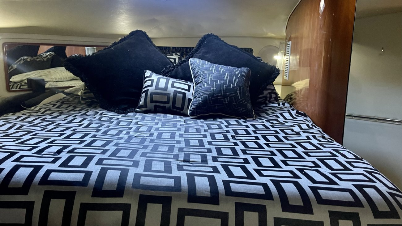 Cruisers are live aboard vessels that come in many configurations.  Most common are express cruisers that have open cockpits. All have the amenities to overnight.