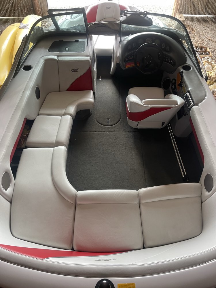 A ski boat is a boat specifically designed to safely tow one or more water skiers. This is achieved by using a high-horsepower, marinized automobile engine usually positioned in the midsection and driven through a direct drive to the propeller.