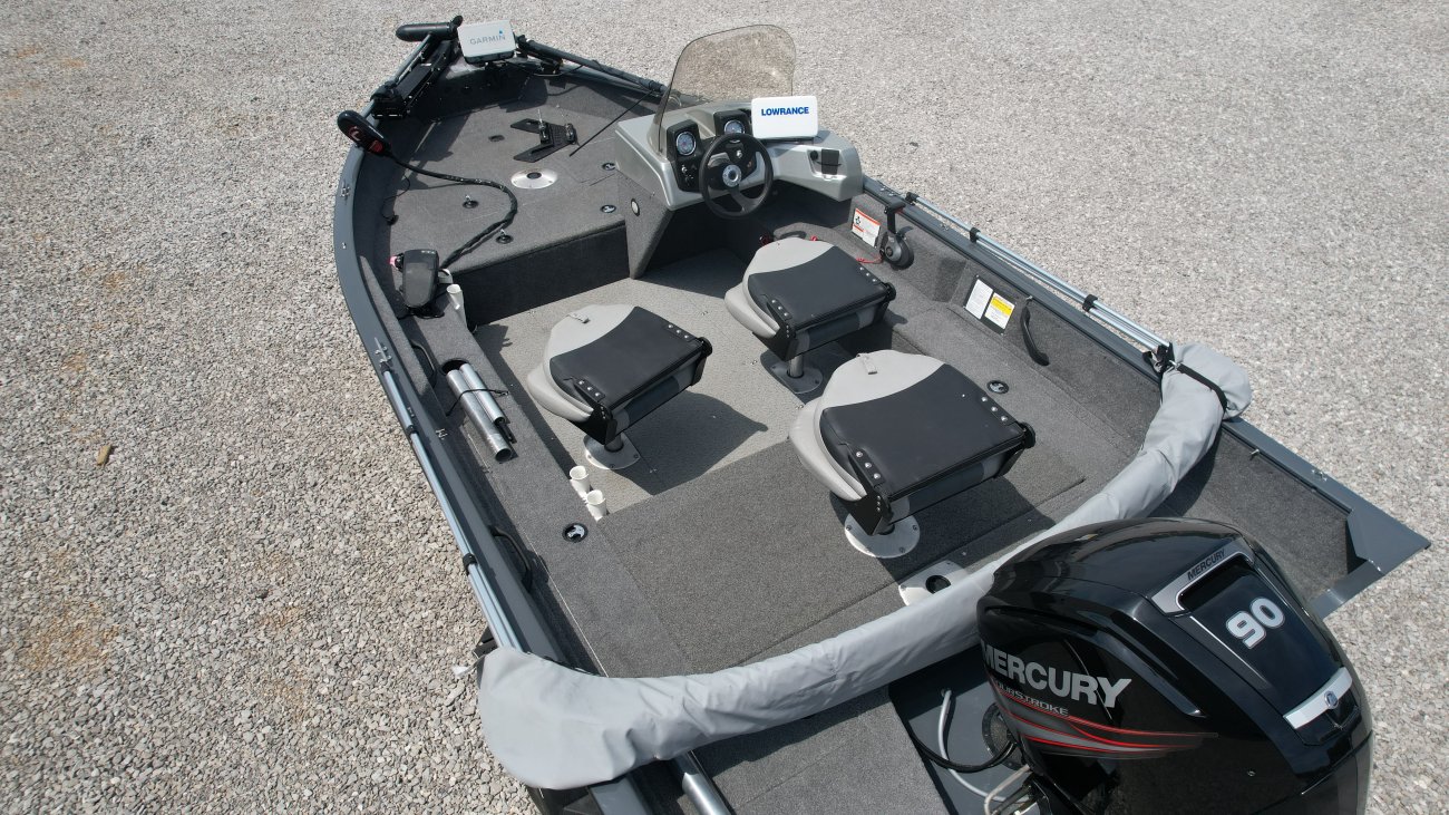 Fish and ski boats combine many features needed to fish as well as ski.  They will have storage bins for fishing tackle, and a ski pylon to pull skiers with.